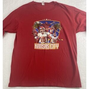 Kansas City Chiefs Shirt 2020-2021  Mahomes Kelce SZ LG Taylor Swift Super Bowls